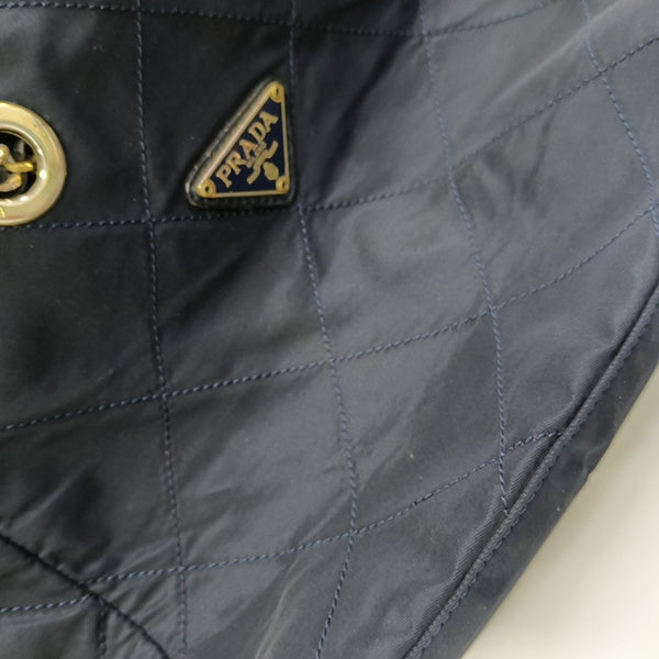 Re-Edition 1995 Chaîne Quilted Nylon Blue