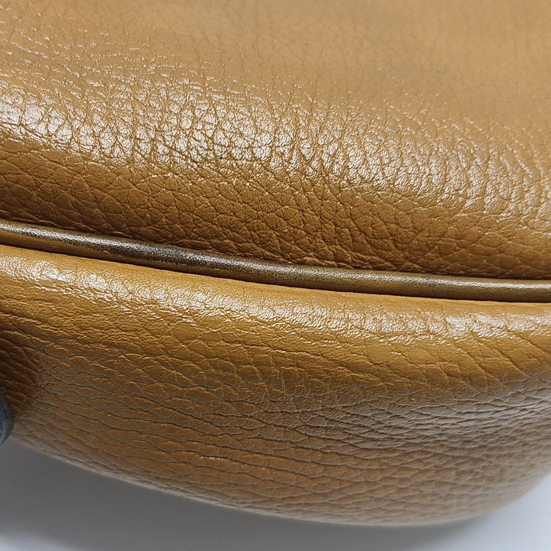 T Pouch Leather Brown