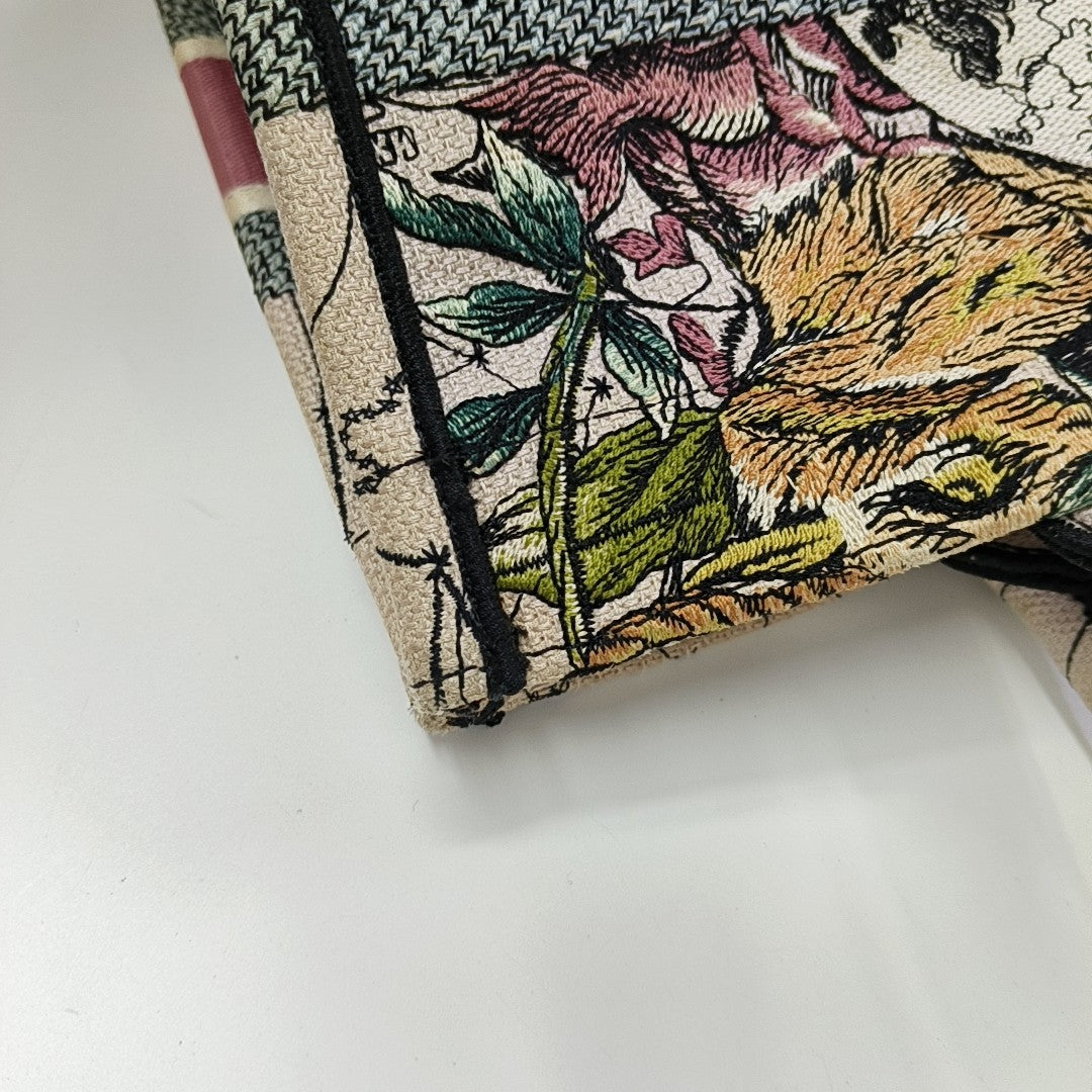 Book Tote Small Canvas Multicolor