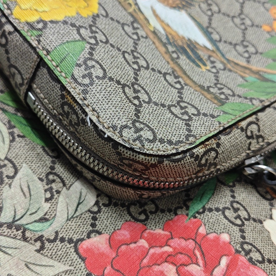 Tian Monogram Coated Canvas Brown