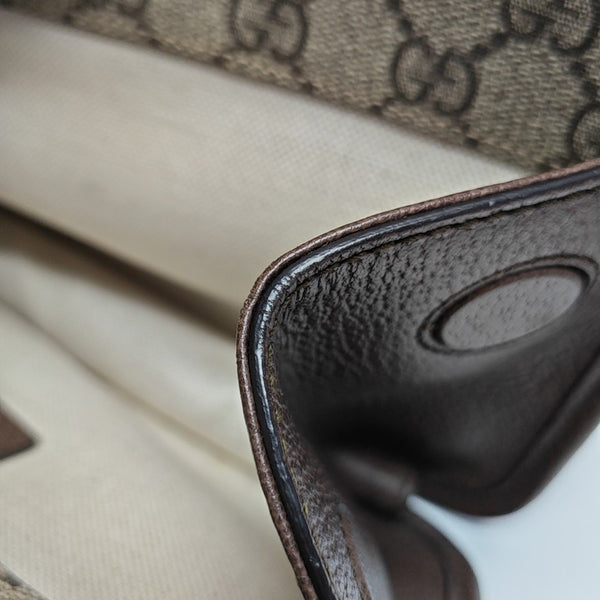Neo Vintage Small Monogram Coated Canvas Beige