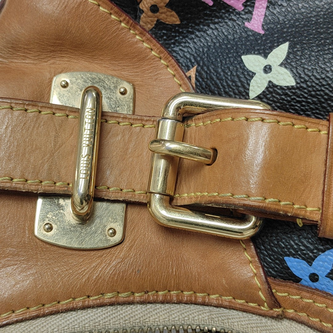 LV × TM GRETA Monogram Coated Canvas Black