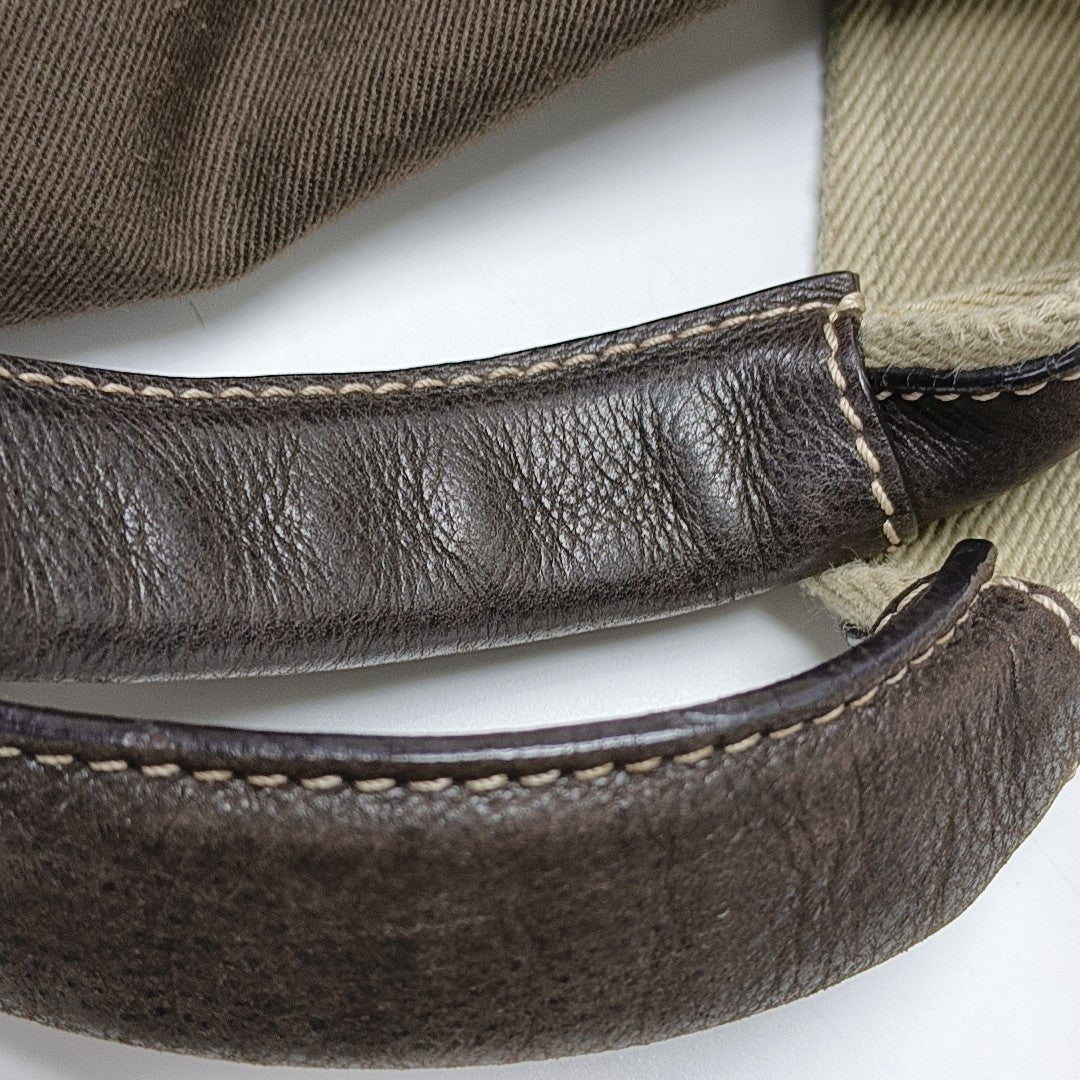 Canvas Shoulder Bag Beige