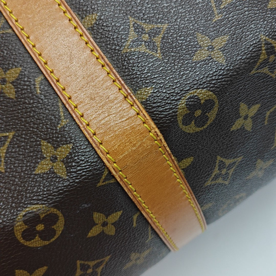 SAC SOUPLE 55 Monogram Coated Canvas Brown