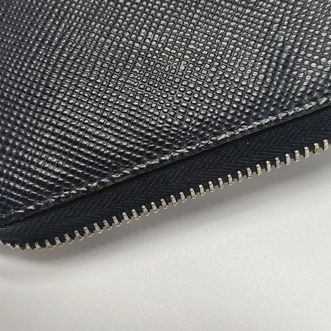Saffiano Calfskin Wallet Black