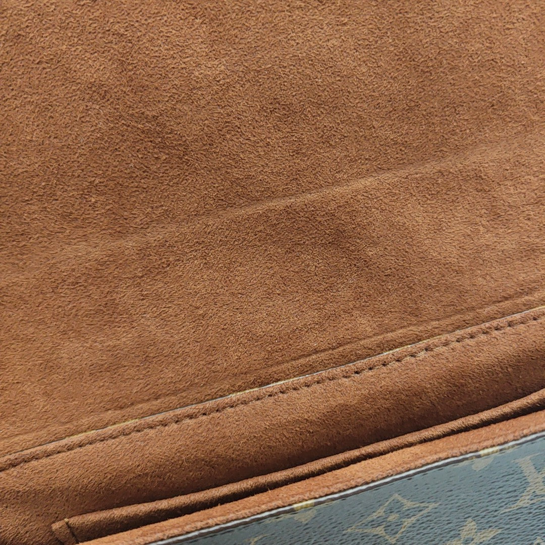 LOCKY BB Monogram Coated Canvas Brown