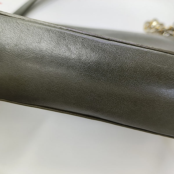Calfskin Shoulder Bag Gray