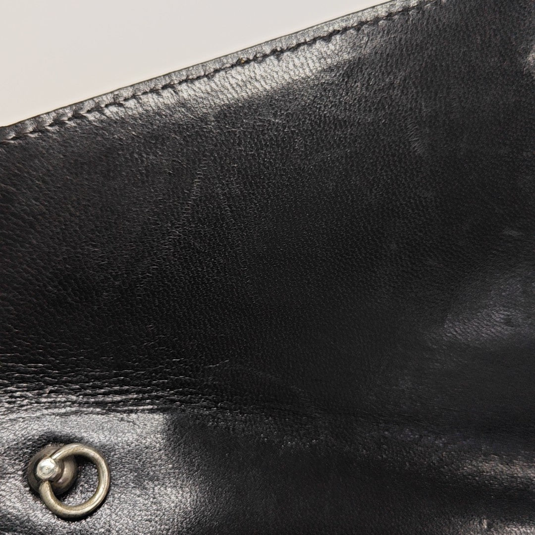 Calfskin Shoulder Bag Black