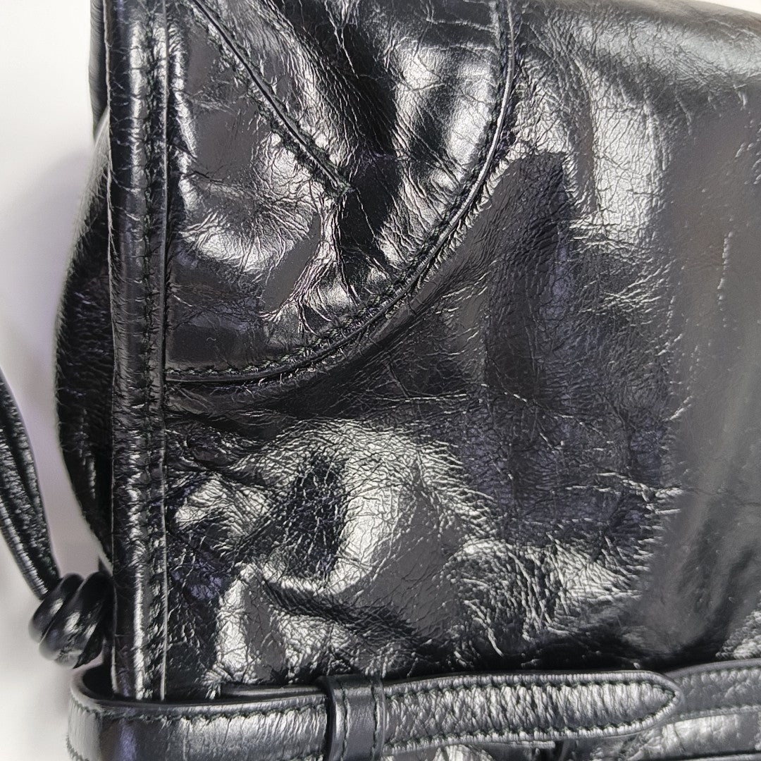 Bonnie Medium Calfskin Black
