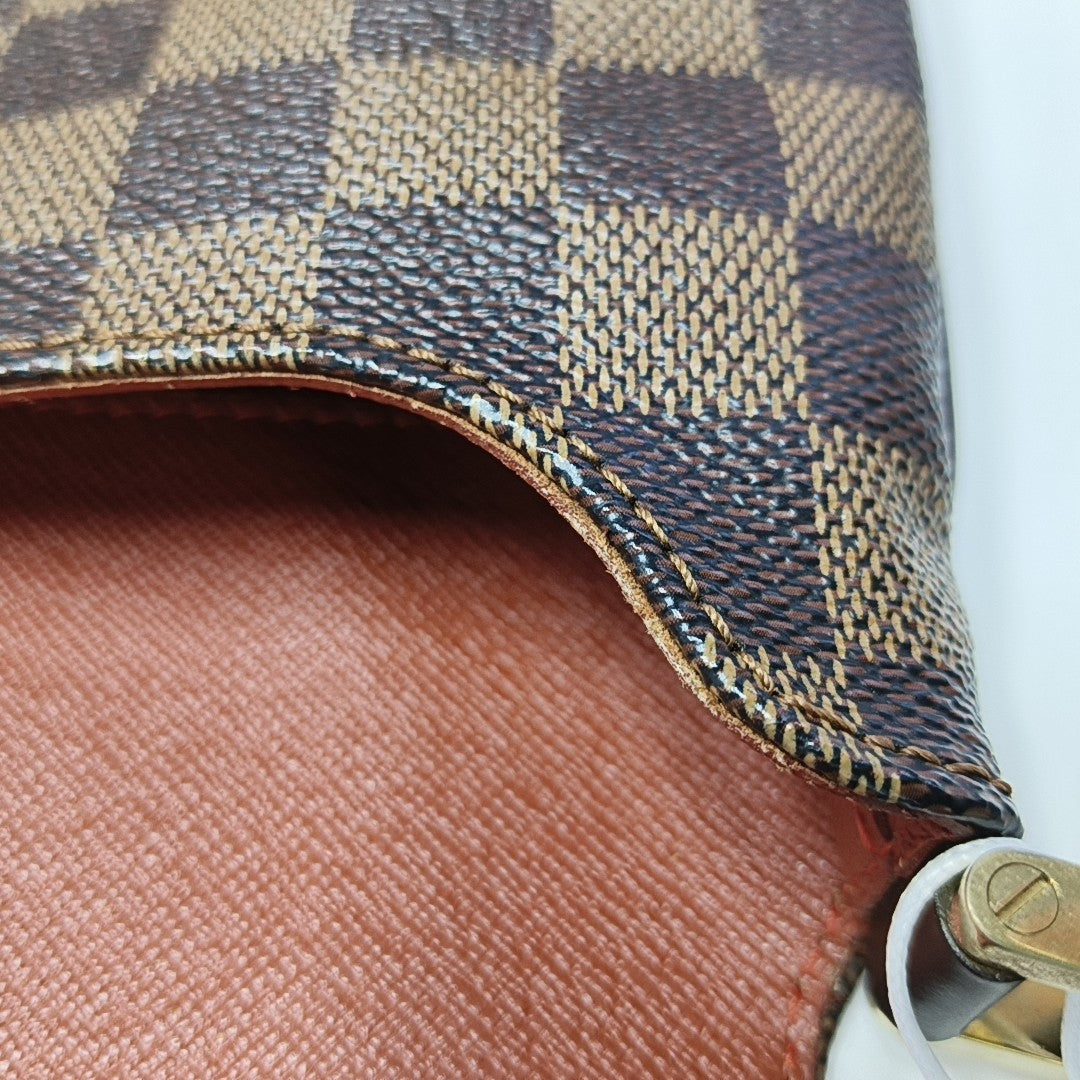 MUSETTE TANGO Damier Ebene Coated Canvas Brown
