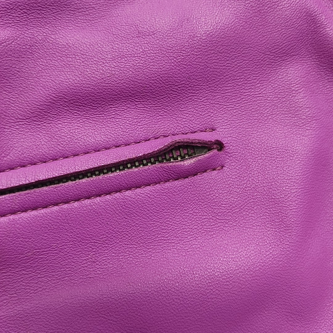 Calfskin Backpack Purple
