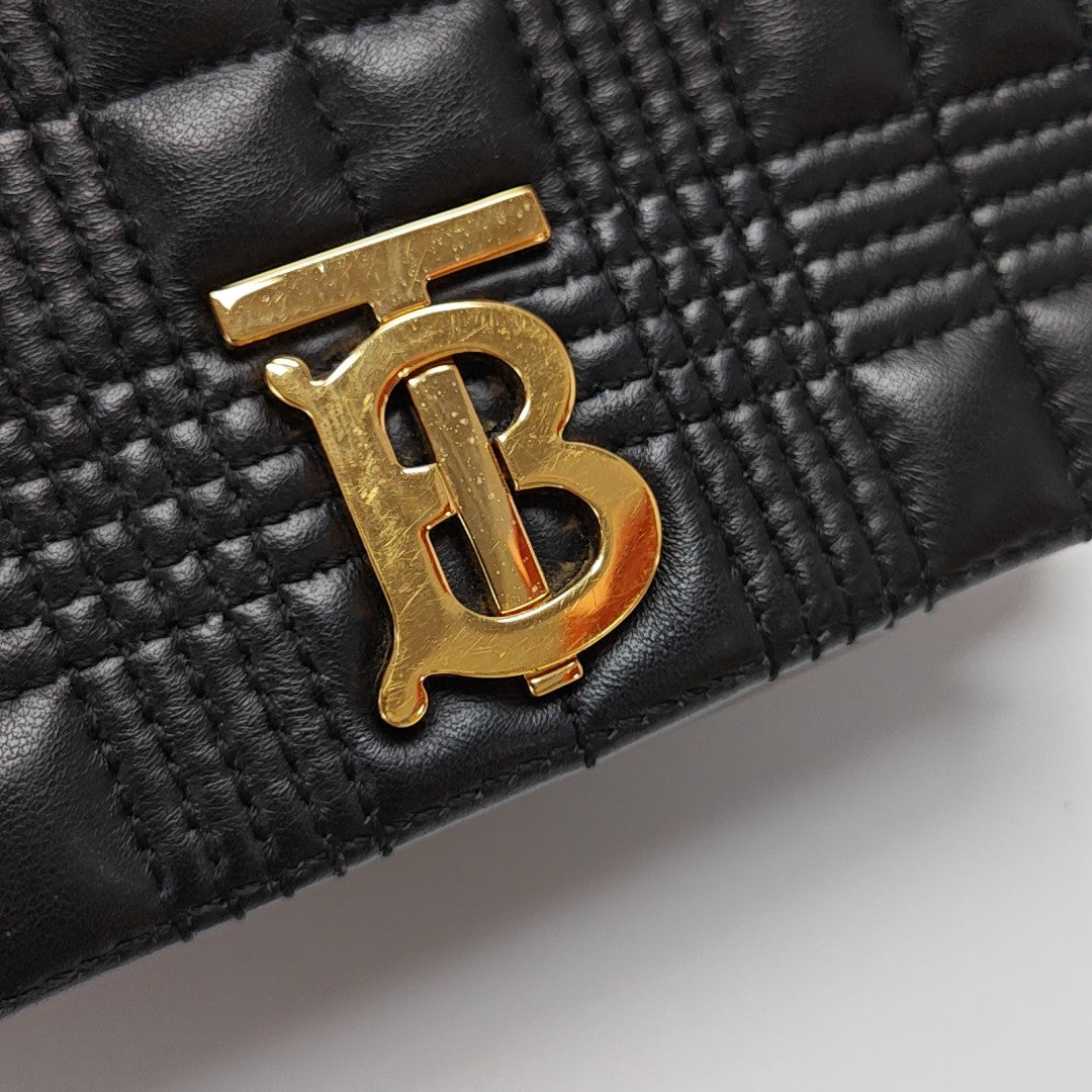 Lola Mini Quilted Lambskin Black