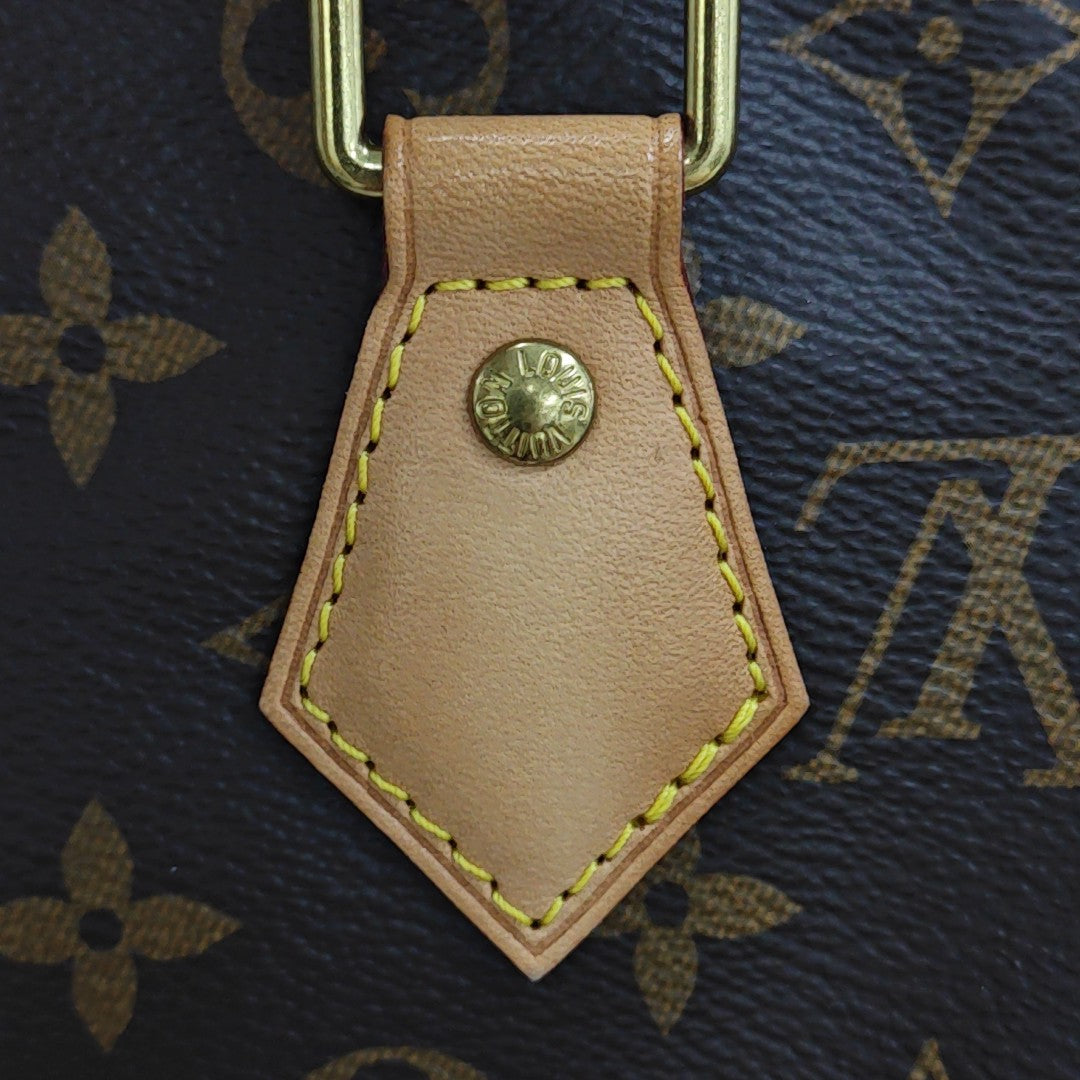 SPEEDY 25 Monogram Coated Canvas Brown