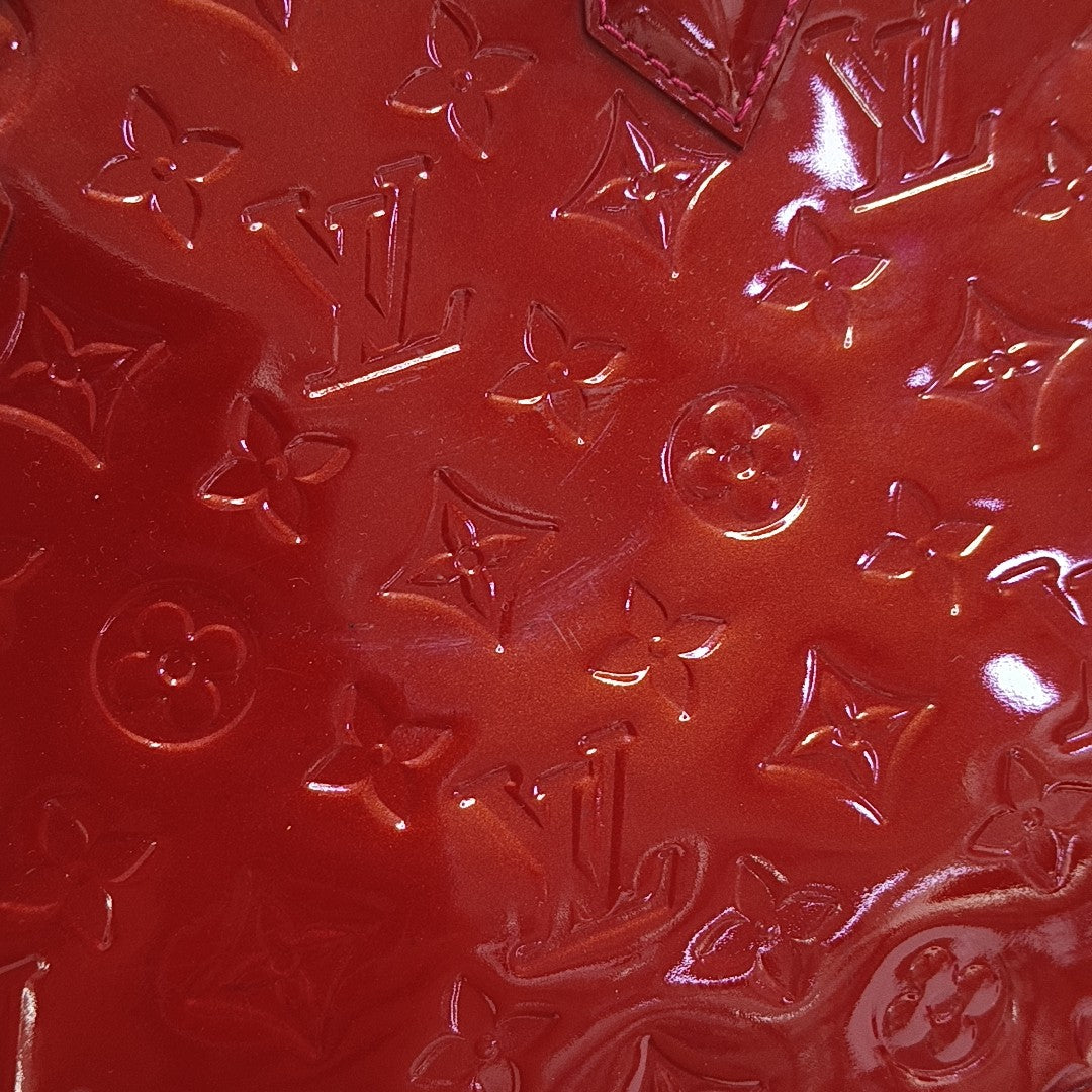ALMA PM Monogram Patent Leather Red