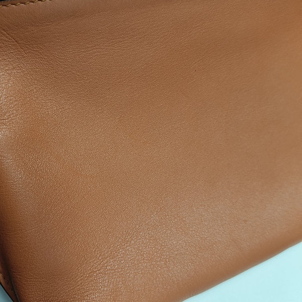 T Pouch Calfskin Orange