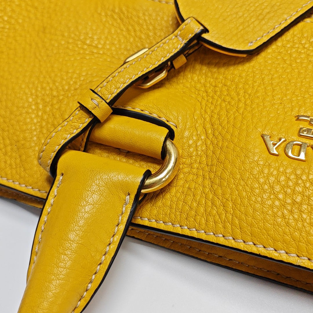 Calfskin Tote Bag Yellow
