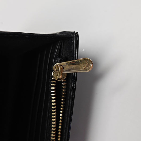 Miss Dior Cannage Patent Leather Black