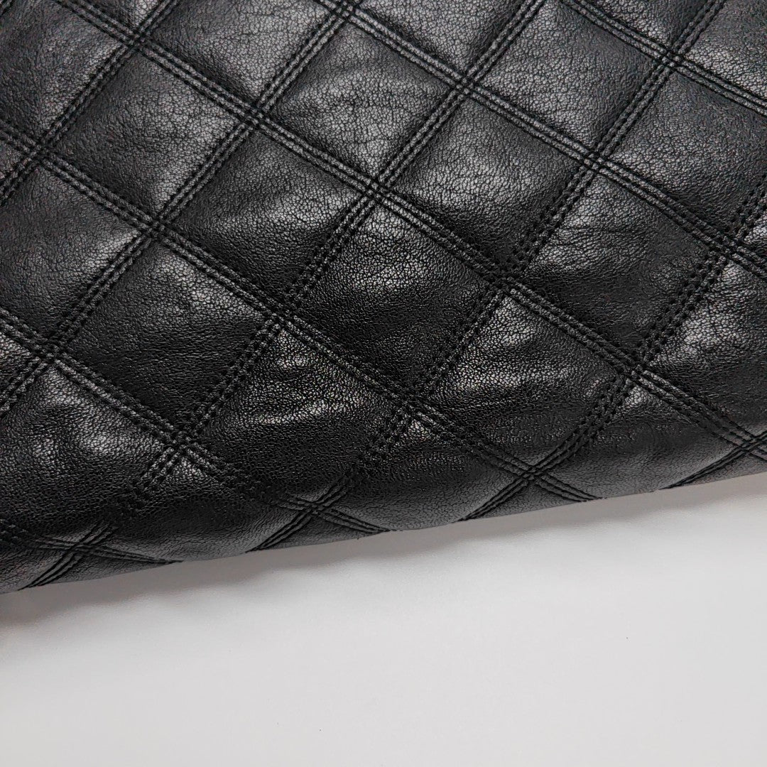 BECKY Small Quilted Lambskin Black