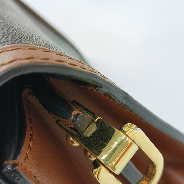 DAUPHINE Mini Monogram Coated Canvas Brown
