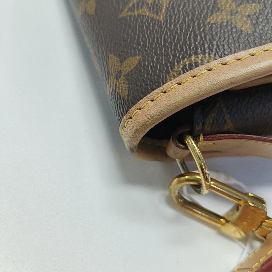 DIANE Monogram Coated Canvas Brown