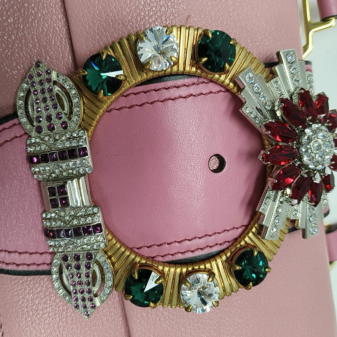 Miu Lady Calfskin Pink