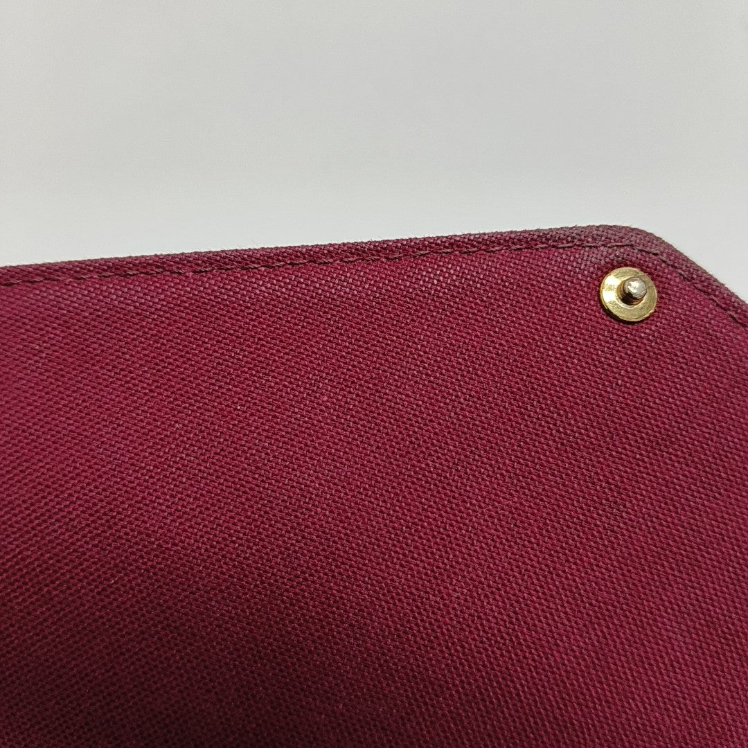 FÉLICIE Monogram Coated Canvas Brown