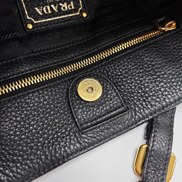 Calfskin Tote Bag Black