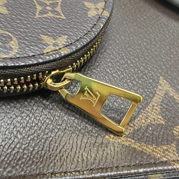 ONTHEGO PM Monogram Coated Canvas Brown