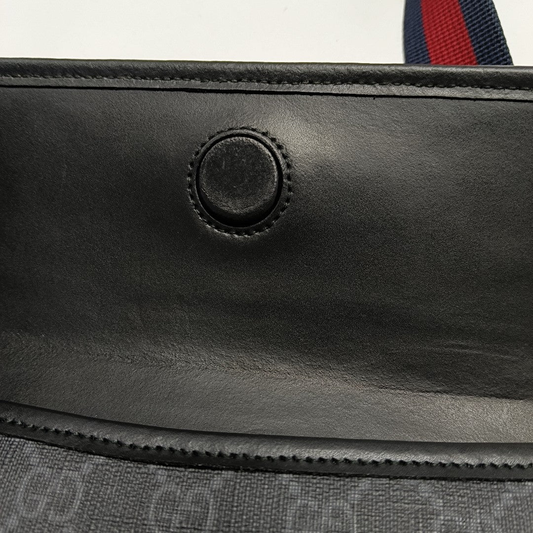 Neo Vintage Monogram Coated Canvas Black