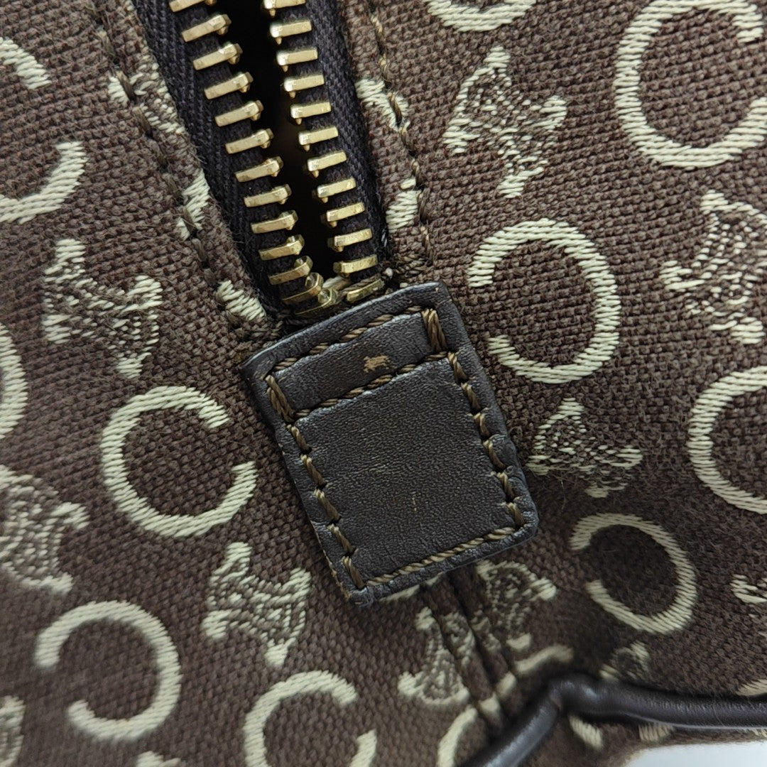 Canvas Top Handle Bag Brown