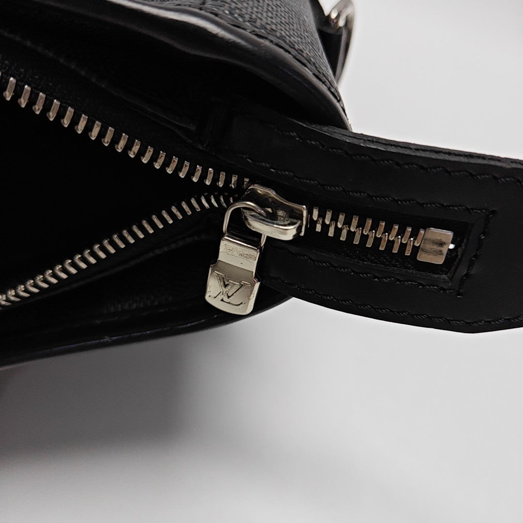TADAO MM Damier Graphite Coated Canvas Gray