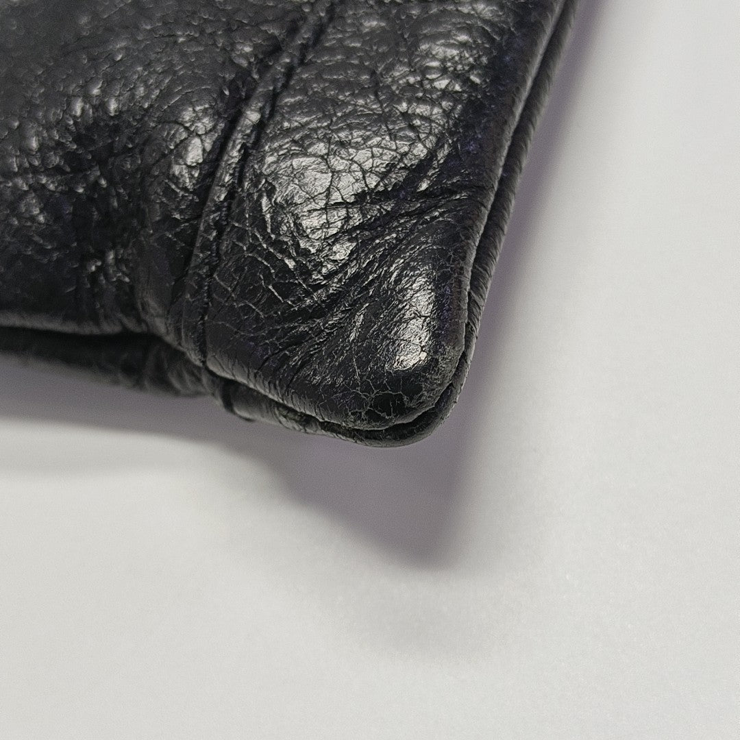 Quilted Calfskin Clutch Black