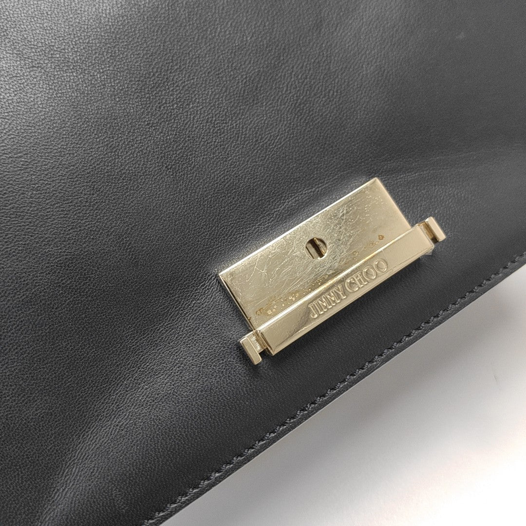 Calfskin Shoulder Bag Blue