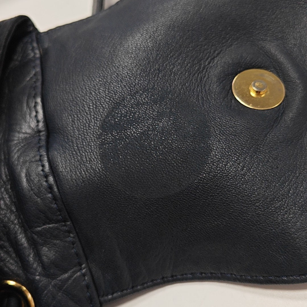 Lambskin Backpack Blue