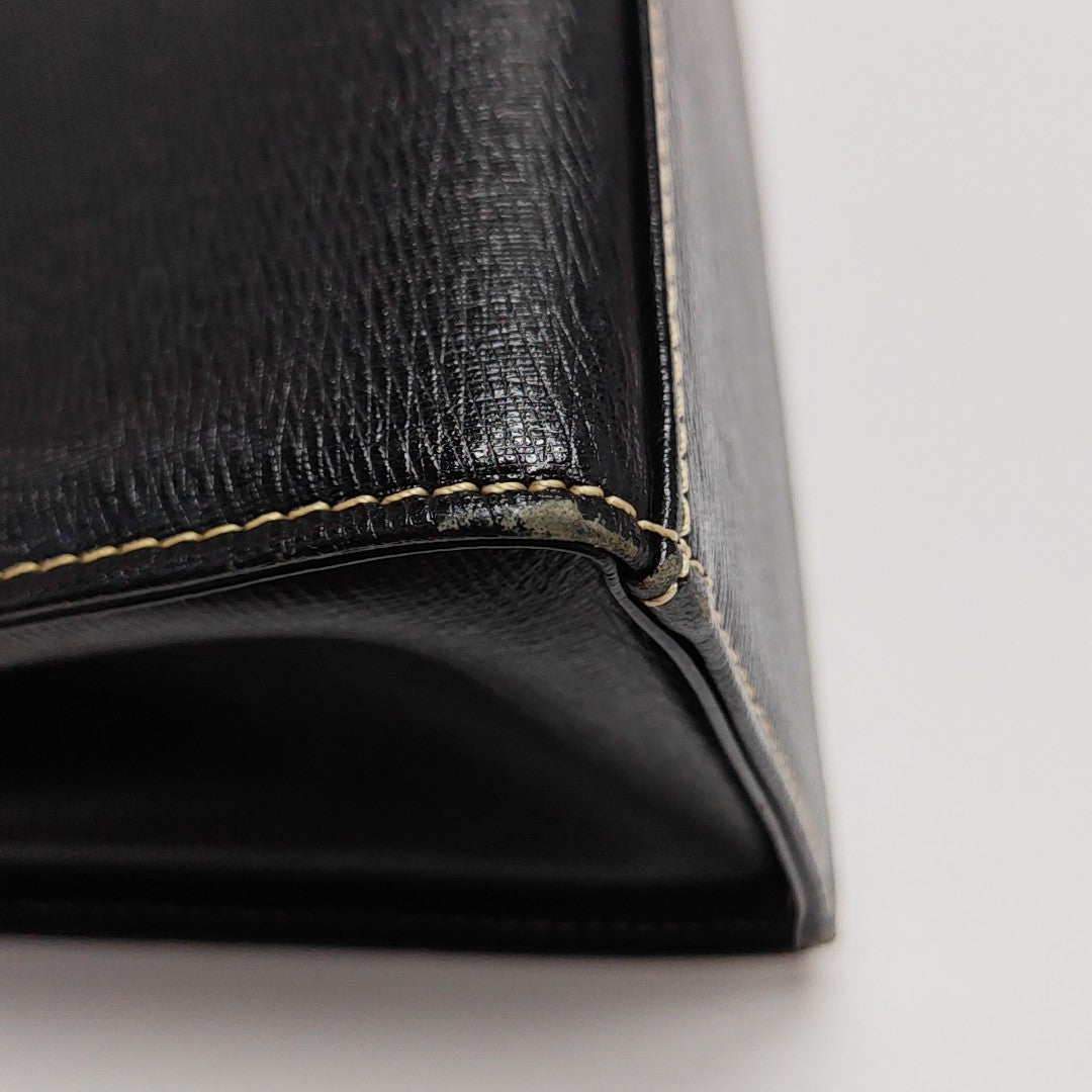 Calfskin Shoulder Bag Black