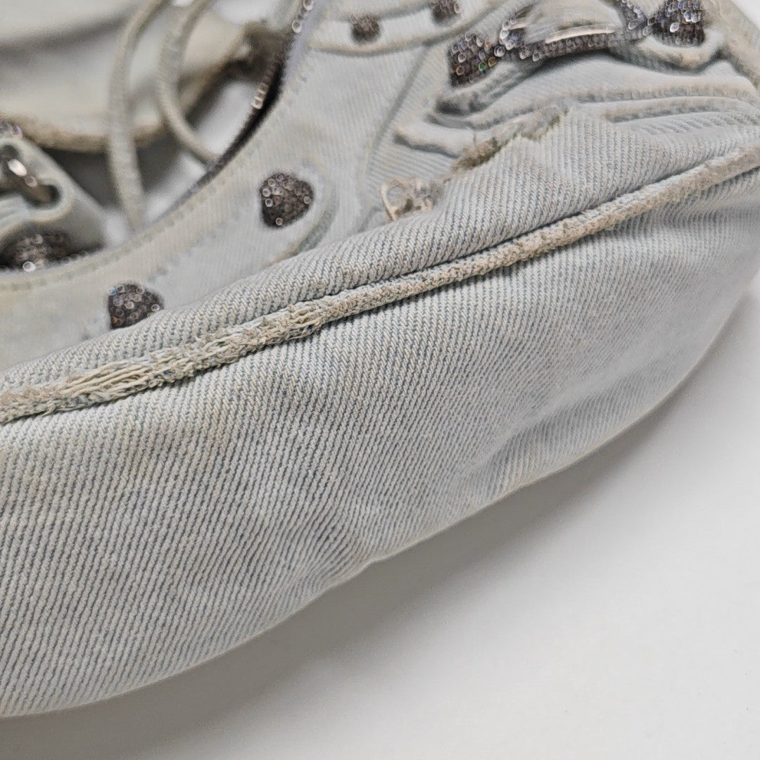 Le Cagole Mini Denim Blue