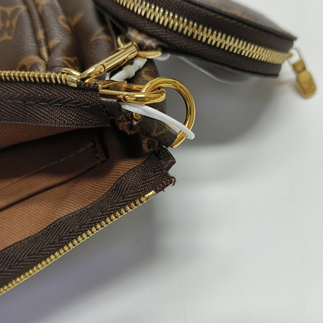 MULTI Monogram Coated Canvas Brown