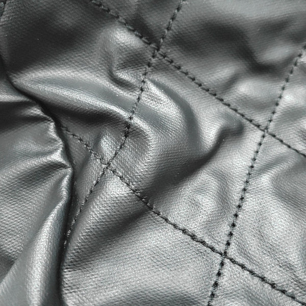 PARIS BIARRITZ Large Quilted Coated Canvas Black