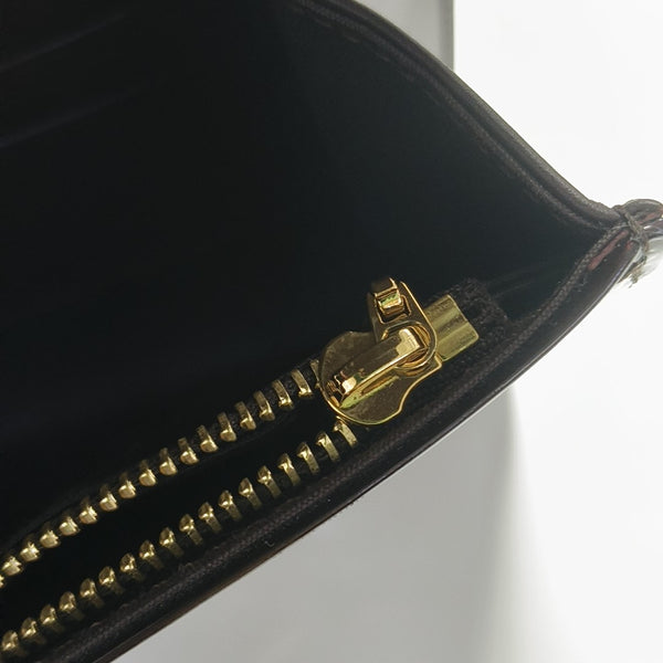 Patent Leather Clutch Red