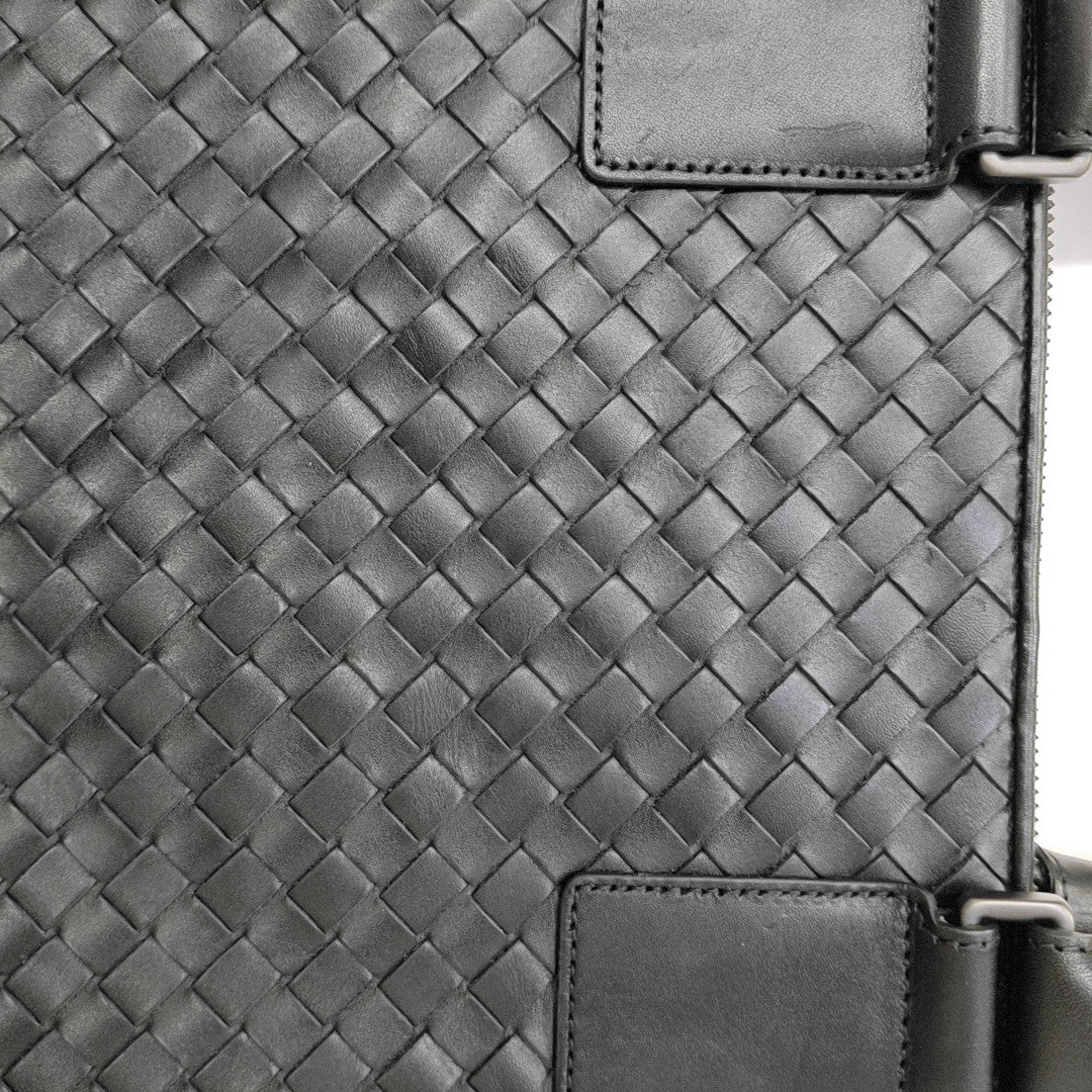 Calfskin Top Handle Bag Black