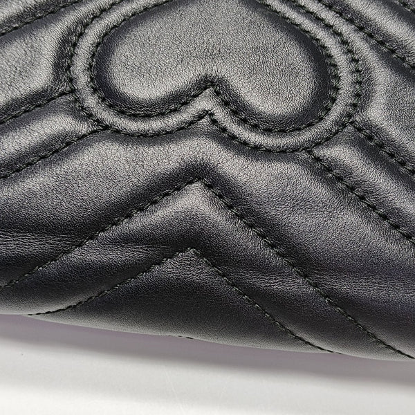 GG Marmont Mini Quilted Calfskin Black