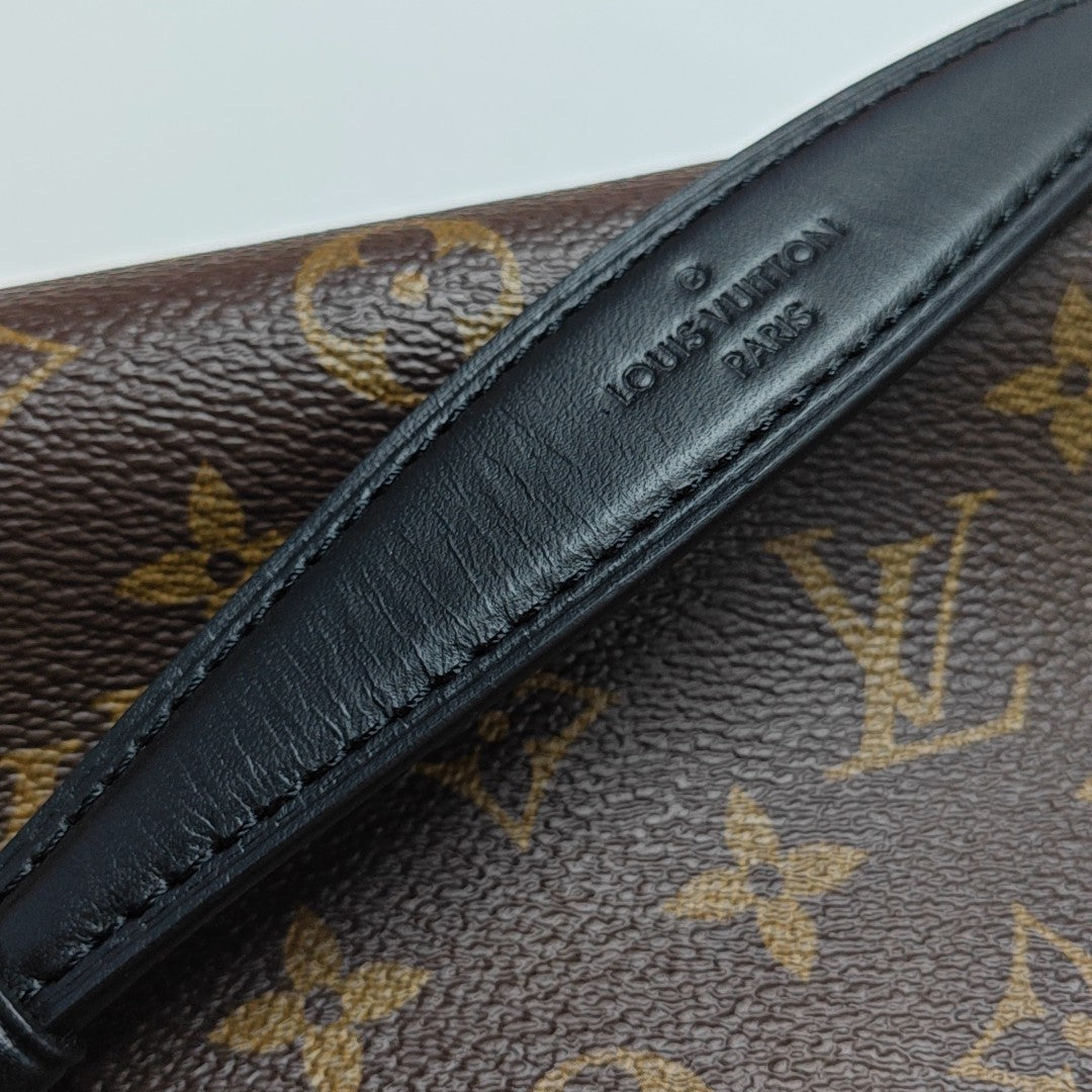 SAINT PLACIDE Monogram Coated Canvas Brown