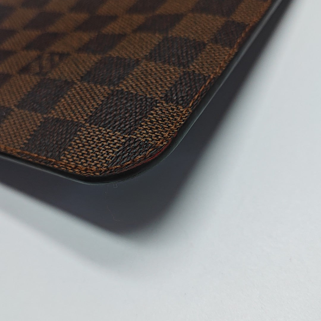 NEVERFULL MM Damier Ebene Coated Canvas Brown
