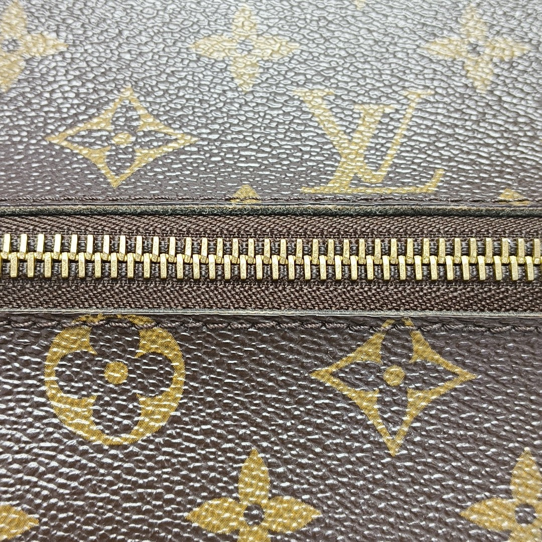 MÉTIS MM Monogram Coated Canvas Brown