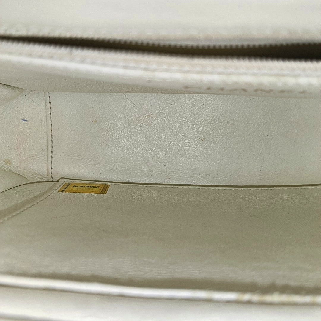 Grained Calfskin White