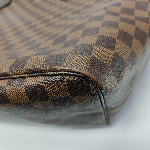 NEVERFULL GM Damier Ebene Coated Canvas Brown