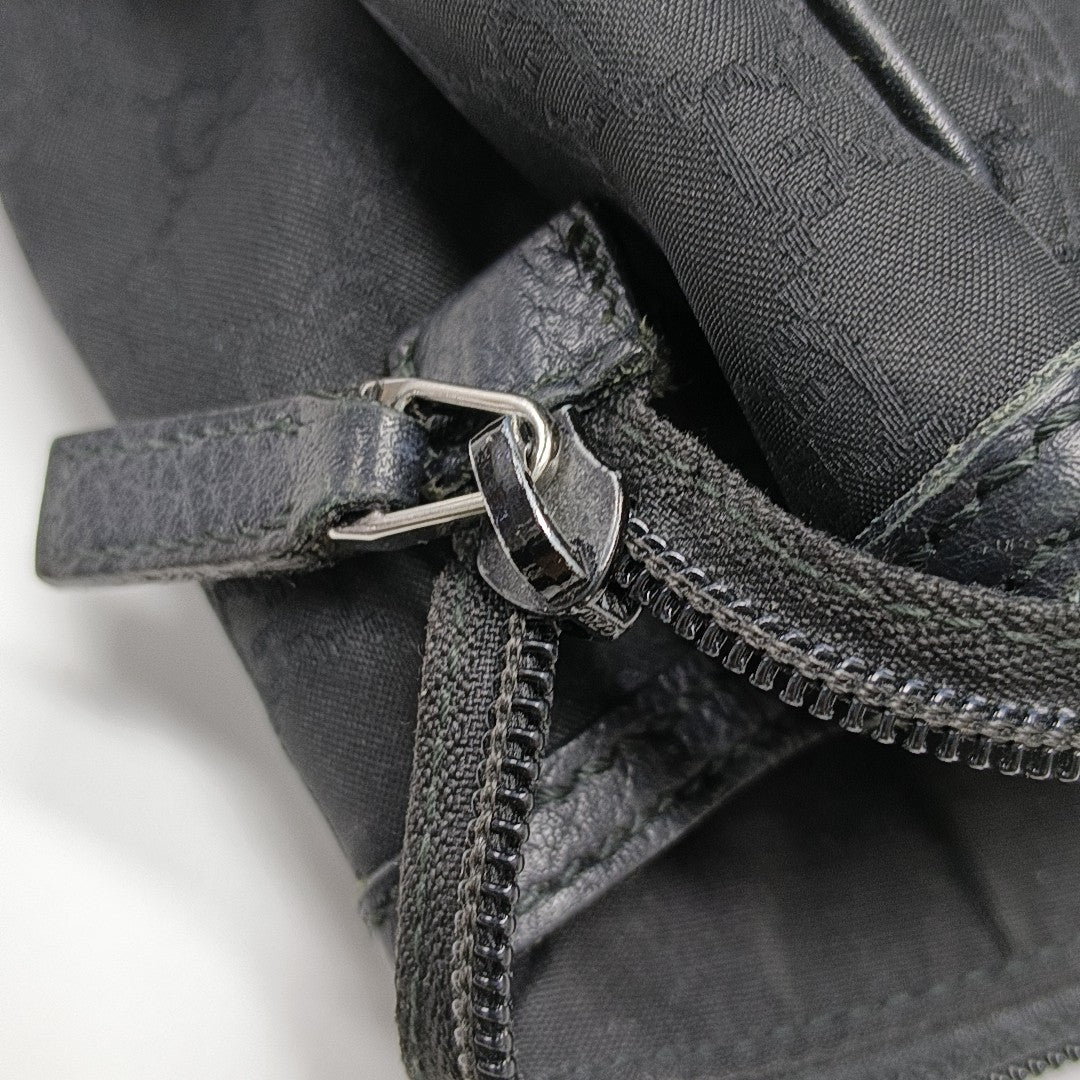 Monogram Canvas Top Handle Bag Black