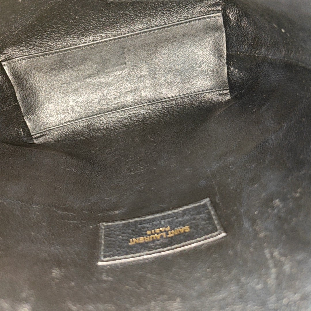 Calfskin Shoulder Bag Black
