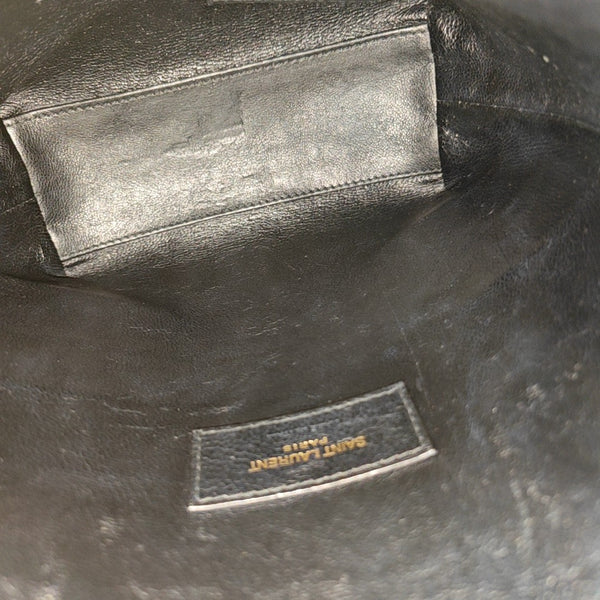 Calfskin Shoulder Bag Black