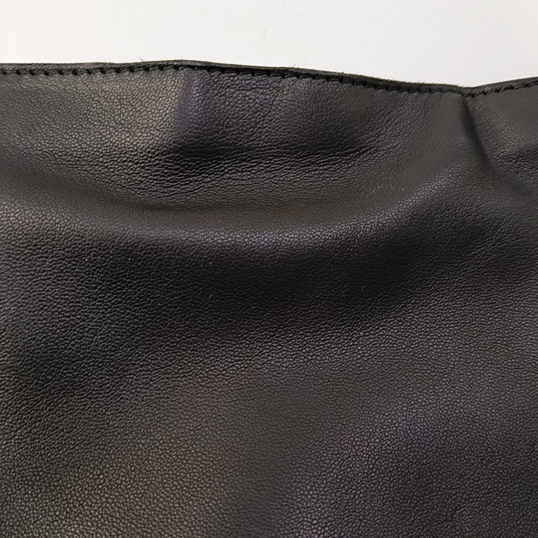 Lambskin Tote Bag Black
